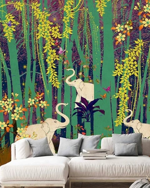 Honpo IM | India Fusion | Emerald Elephant Grove