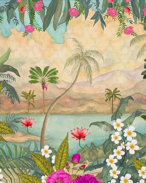 Honpo IM | India Fusion | Floral Lagoon