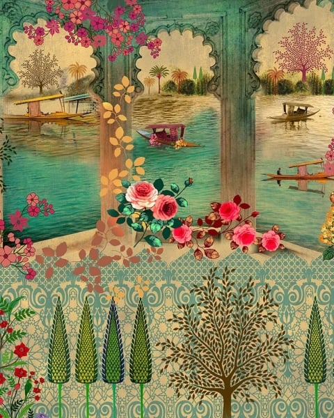 Honpo IM | India Fusion | Lakeside Arches Emerald