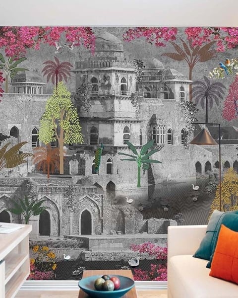 Honpo IM | India Fusion | Monochrome Palace Garden