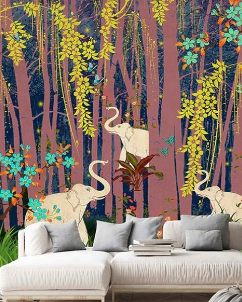 Honpo IM | India Fusion | Mystical Pink Forest