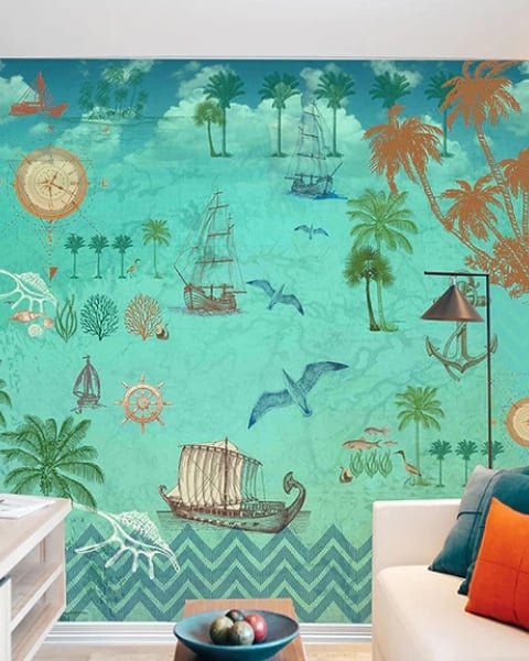 Honpo IM | India Fusion | Nautical Voyager Teal