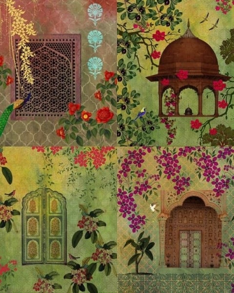 Honpo IM | India Fusion | Royal Courtyard Collage