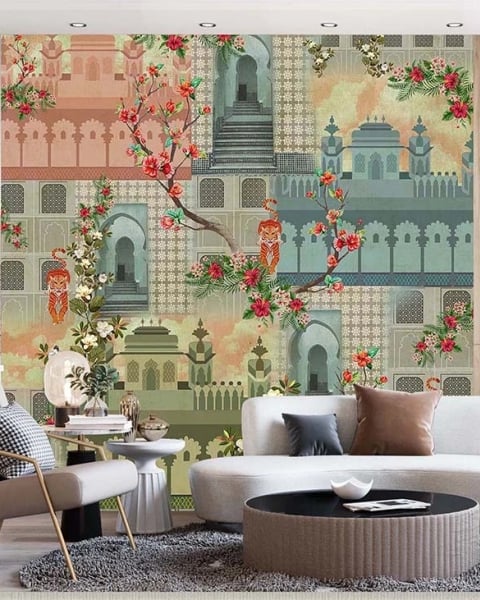 Honpo IM | India Fusion | Sage Tiger Mural