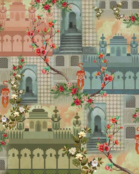 Honpo IM | India Fusion | Sage Tiger Mural