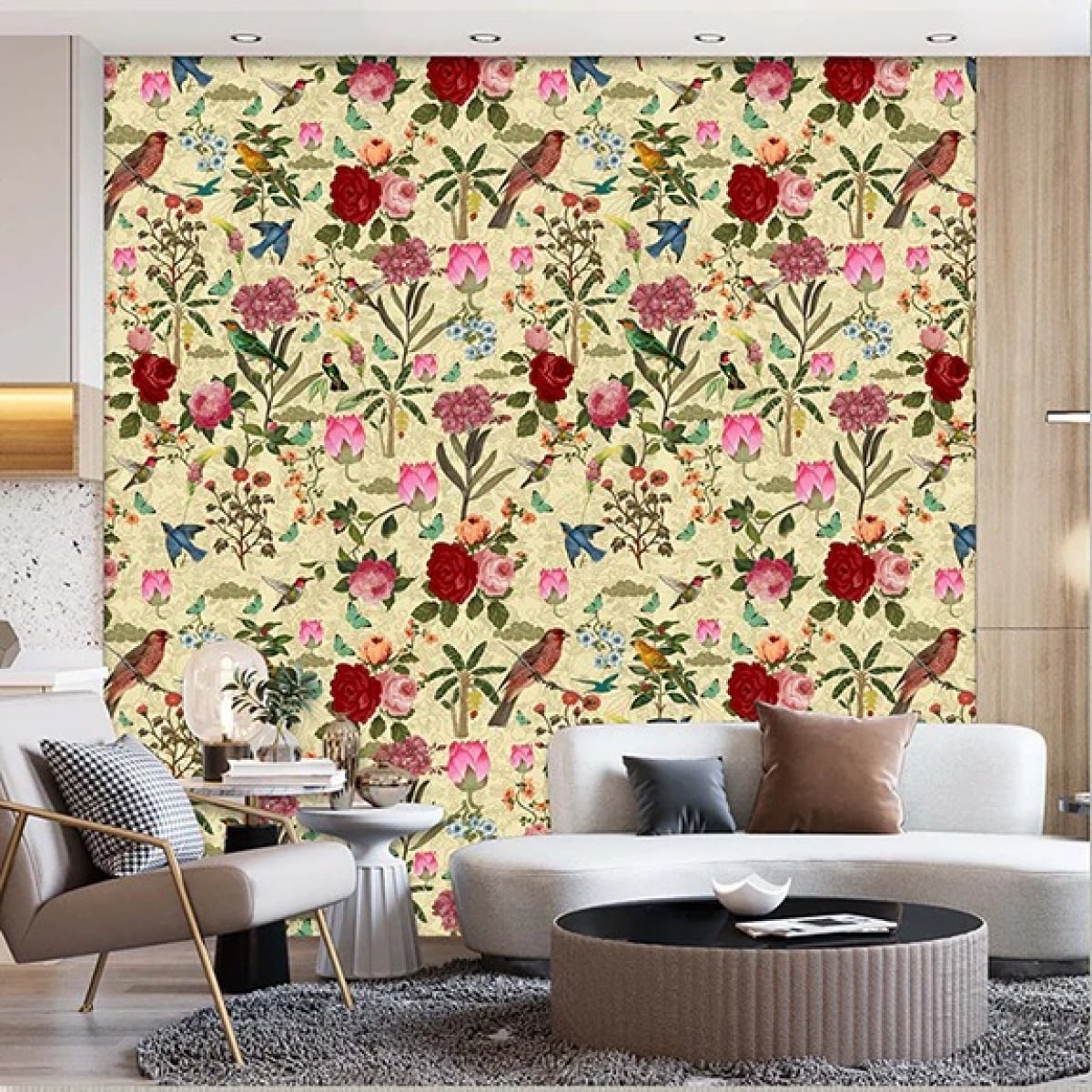 Honpo IM | India Fusion | Vintage Aviary Cream