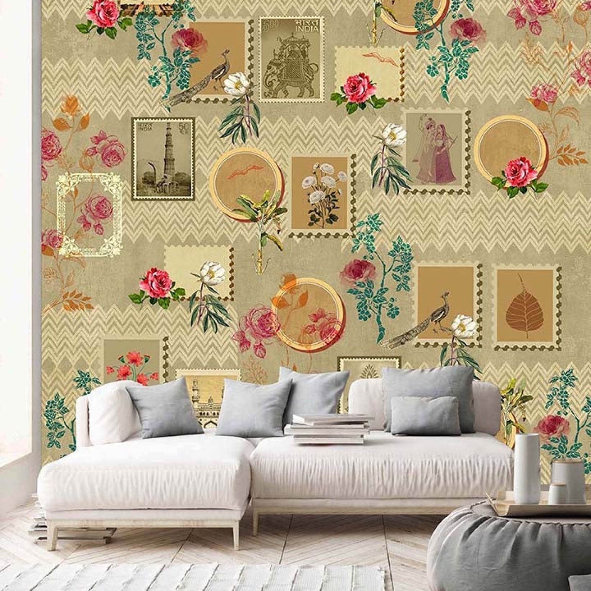 Honpo IM | India Fusion | Warm Vintage Philately