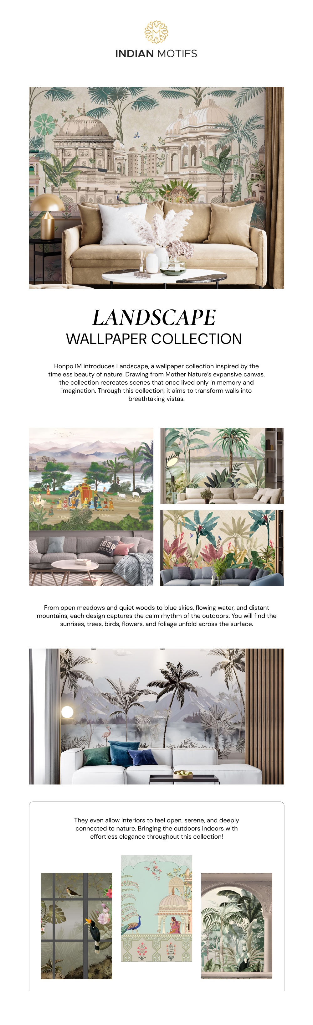 Honpo Indian Motif | Landscape Collection