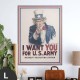 Hattan Art Poster I want you for U.S. Army / HP-00015