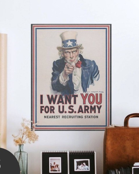 Hattan Art Poster I want you for U.S. Army / HP-00015