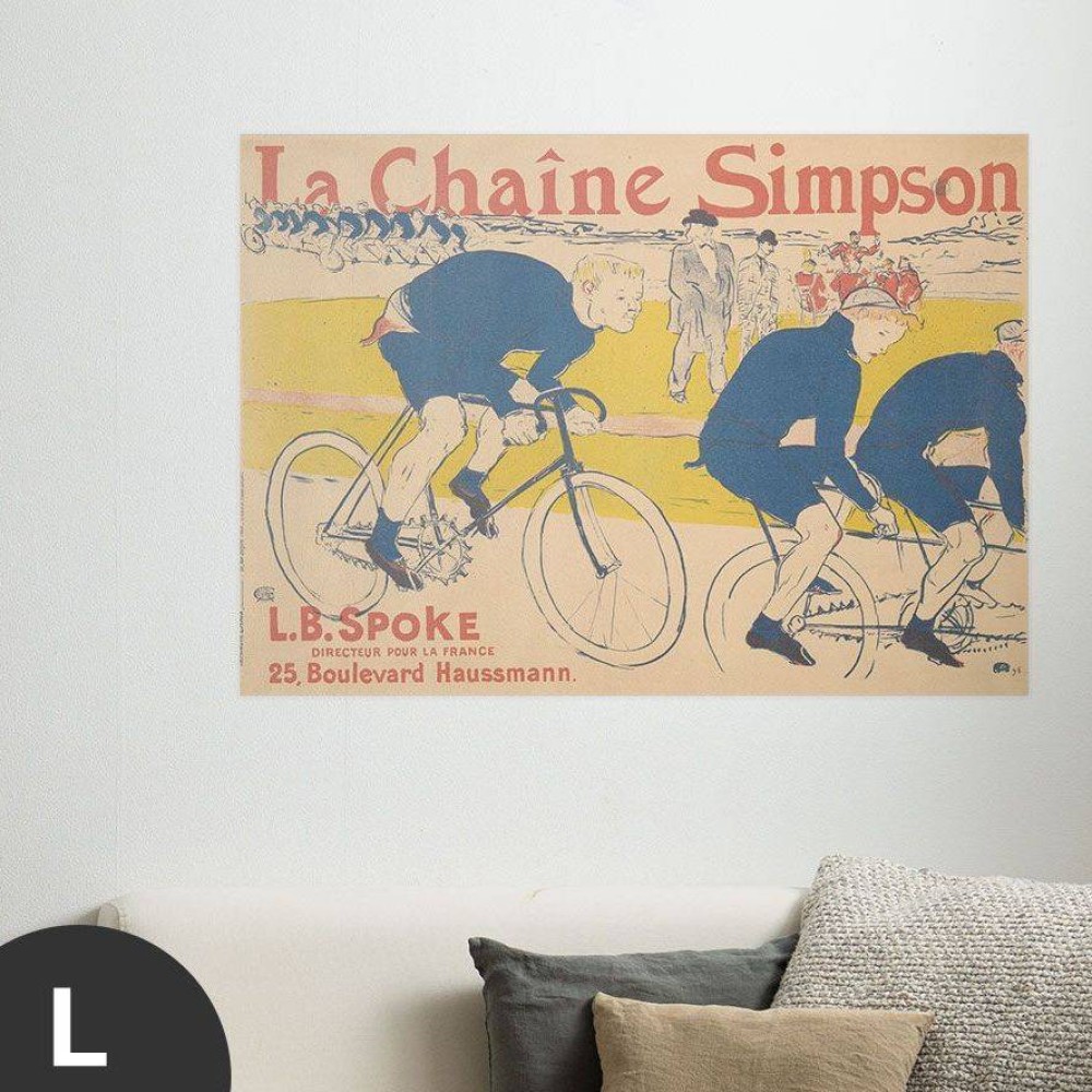 Hattan Art Poster Lautrec The Simpson Chain / HP-00148