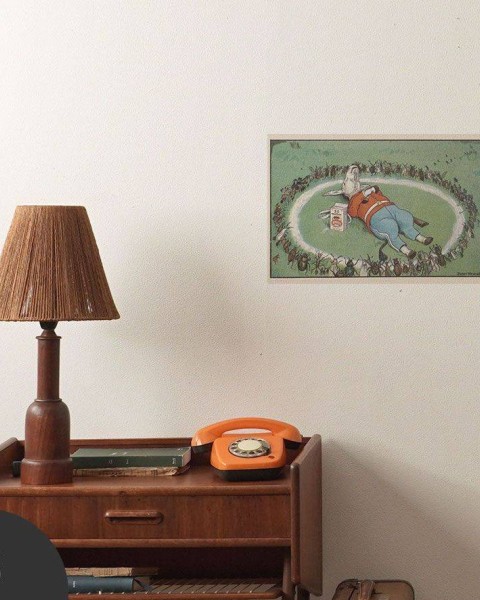 Hattan Art Poster He rested in a Borax ring / HP-00047