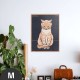 Hattan Art Poster Zittende kat / HP-00099