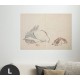 Hattan Art Poster Korin Art Poster Dove and Sparrow / HP-00143