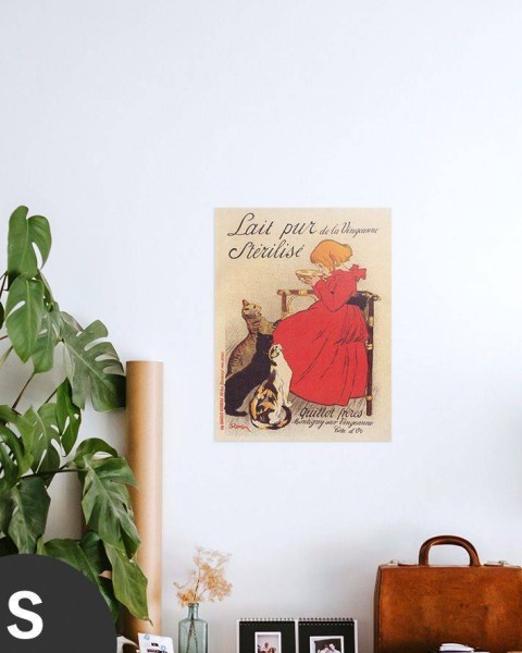 Hattan Art Poster Lait pur stérilisé de la Vingeanne / HP-00172