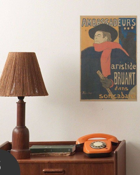 Hattan Art Poster Lautrec Ambassadeurs: Aristide Bruant / HP-00144