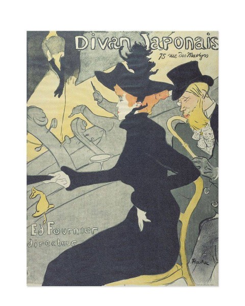 Hattan Art Poster Lautrec Divan Japonais / HP-00146