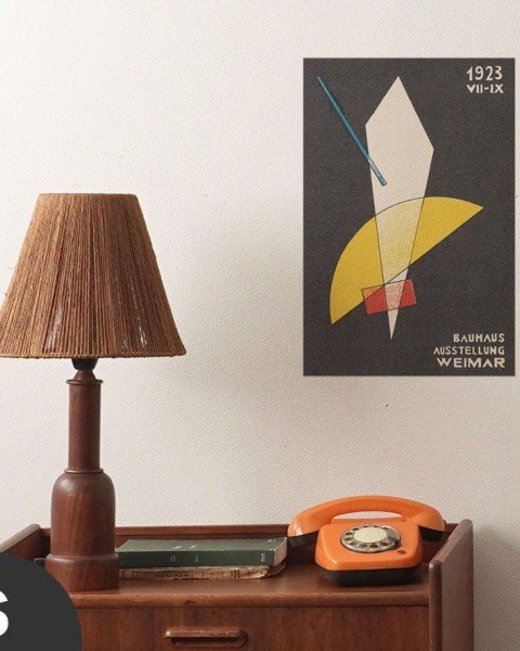 Hattan Art Poster Weimar Bauhaus Postkarten Nr 7 / HP-00012