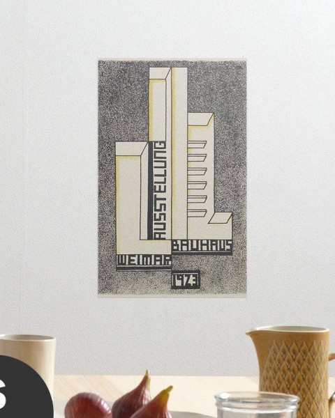Hattan Art Poster Bauhaus-Postkarte / HP-00013