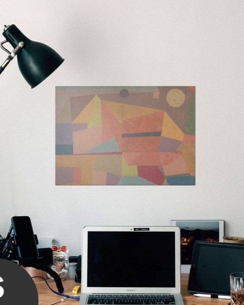 Hattan Art Poster Joyful Mountain Landscape / HP-00129
