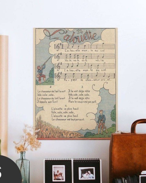 Hattan Art Poster L'aloutte / HP-00191