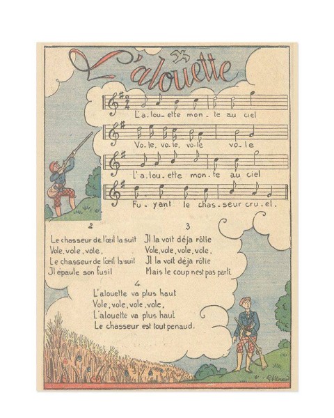 Hattan Art Poster L'aloutte / HP-00191