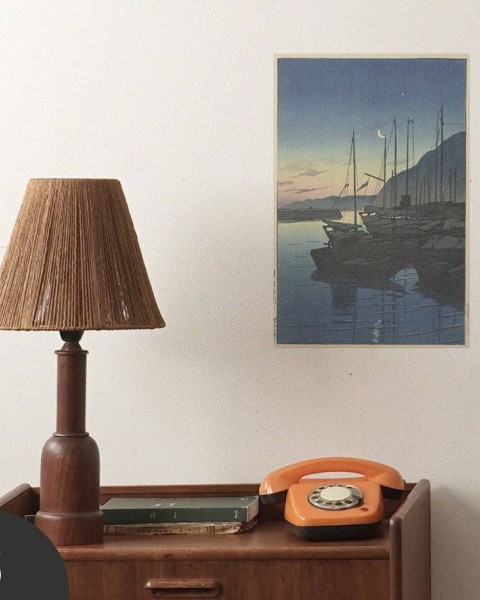 Hattan Art Poster Morning in Beppu / HP-00160
