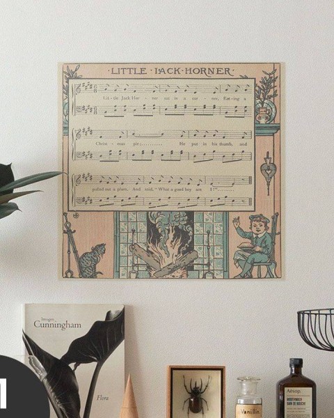 Hattan Art Poster Little Jack Horner / HP-00194