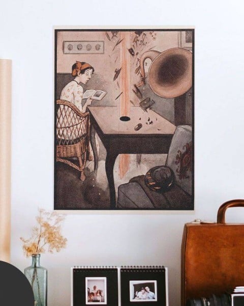 Hattan Art Poster The Rocket Book Pl 12 / HP-00044