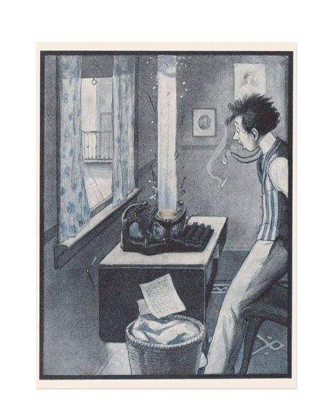 Hattan Art Poster The Rocket Book Pl 18 / HP-00045