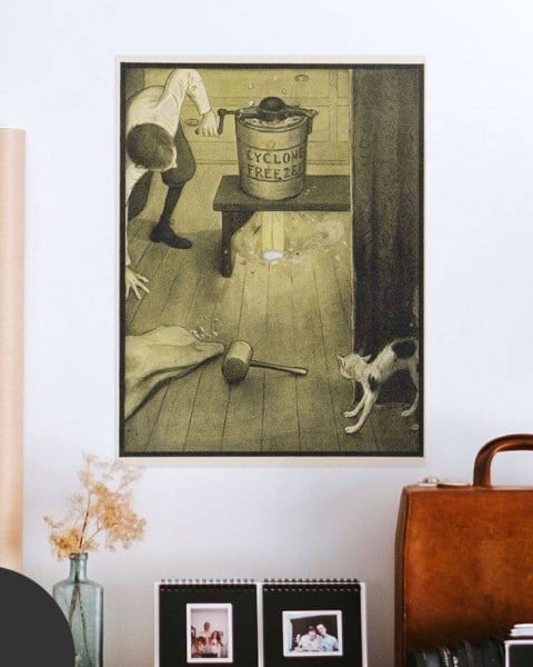 Hattan Art Poster The Rocket Book Pl 22 / HP-00046