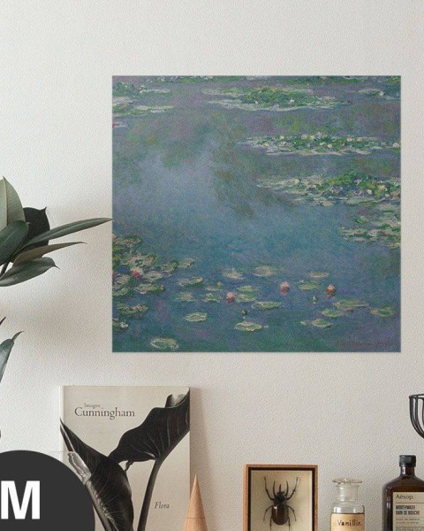 Hattan Art Poster Monet Water Lilies / HP-00130