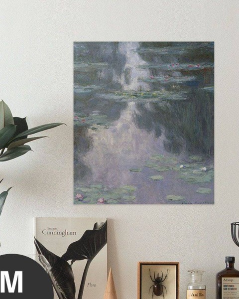 Hattan Art Poster Monet Water Lilies / HP-00133