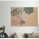 Hattan Art Poster Korin Art Poster Hollyhock / HP-00141