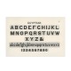 Hattan Art Poster Egyptian Style Calligraphy Fonts / HP-00005