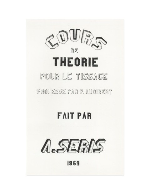 Hattan Art Poster Cours de Théorie pour la Tissage / HP-00007