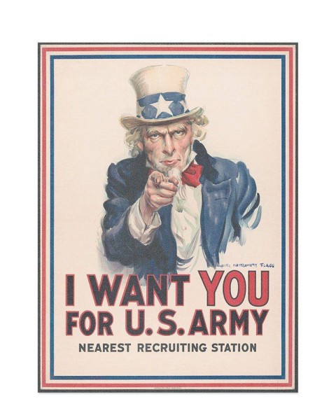 Hattan Art Poster I want you for U.S. Army / HP-00015