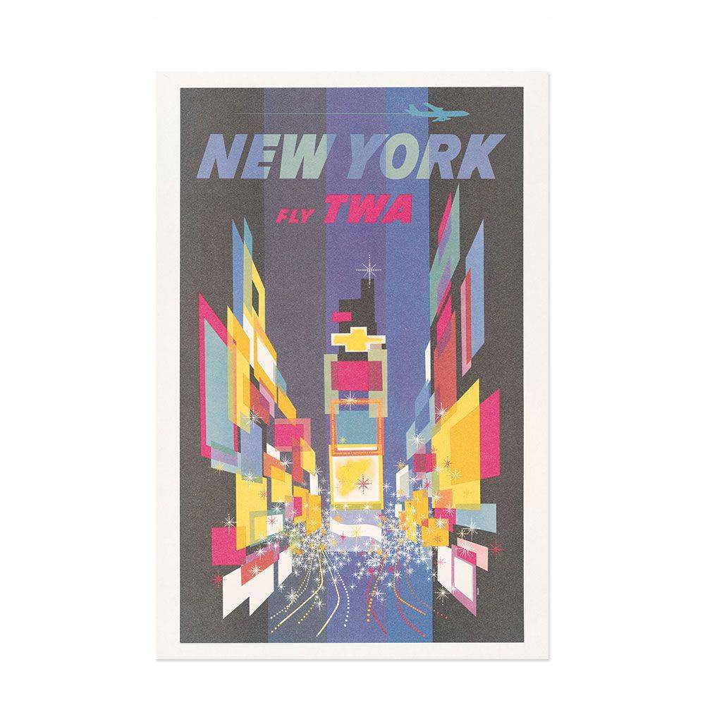 Hattan Art Poster Fly TWA New York / HP-00060