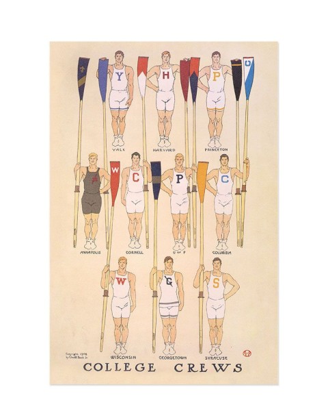 Hattan Art Poster College Crews / HP-00065