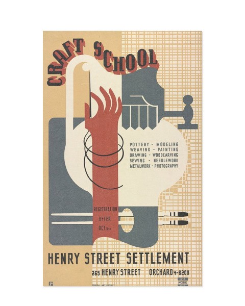 Hattan Art Poster Craft School / HP-00073