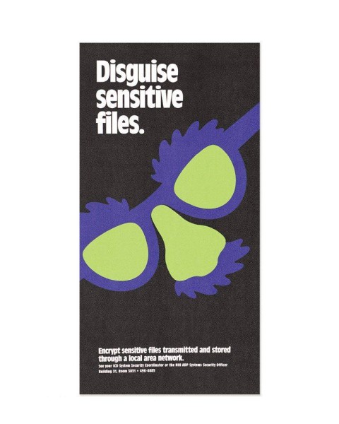 Hattan Art Poster Disguise Sensitive Files / HP-00083