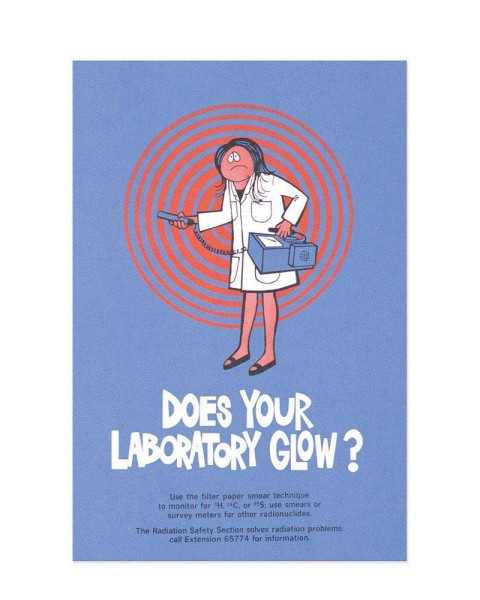 Hattan Art Poster Does Your Laboratory Glow / HP-00086