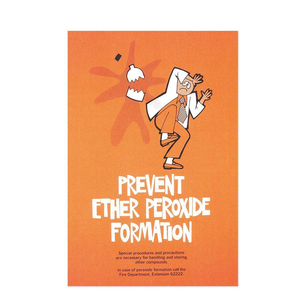 Hattan Art Poster Prevent Ether Peroxide Formation / HP-00088