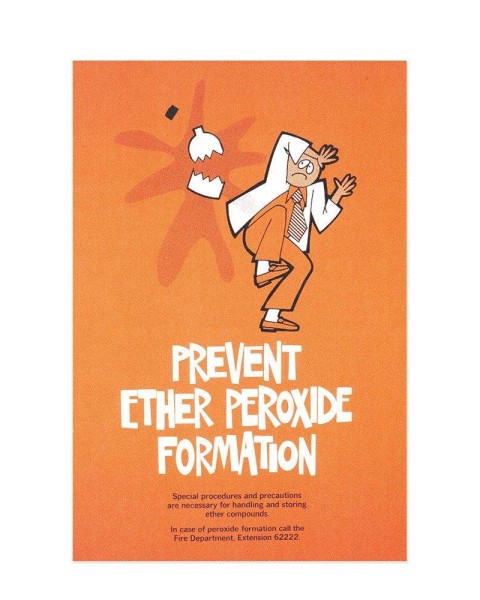 Hattan Art Poster Prevent Ether Peroxide Formation / HP-00088
