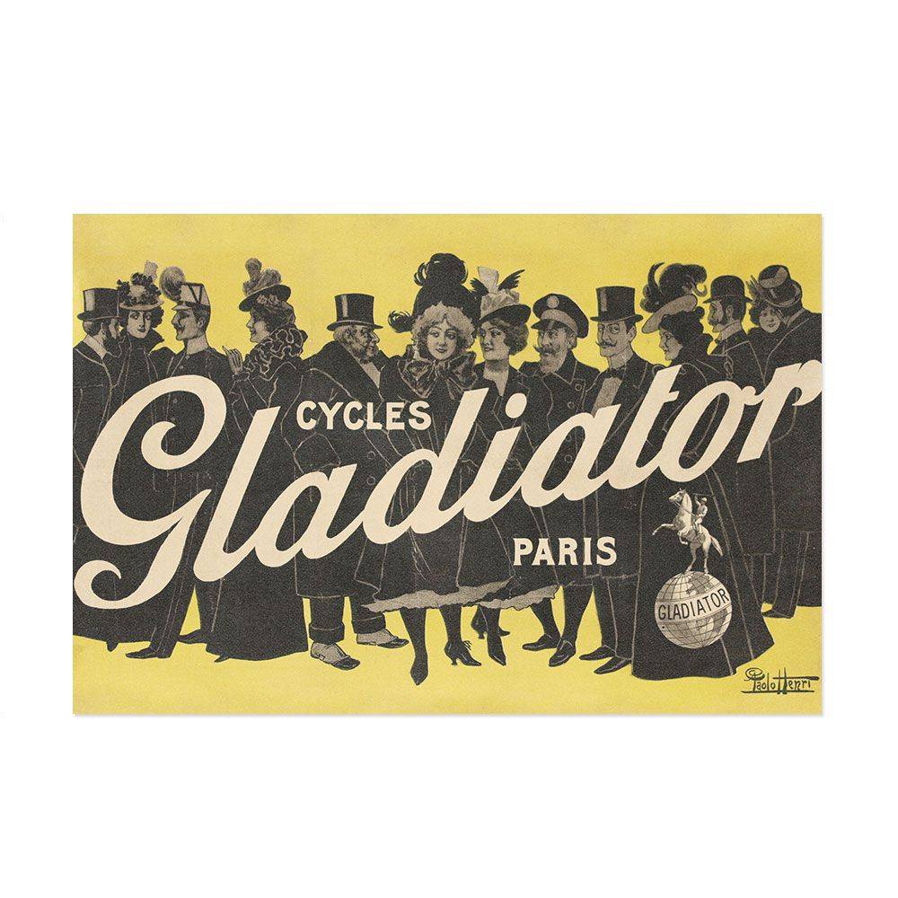 Hattan Art Poster Cycles Gladiator Paris / HP-00096