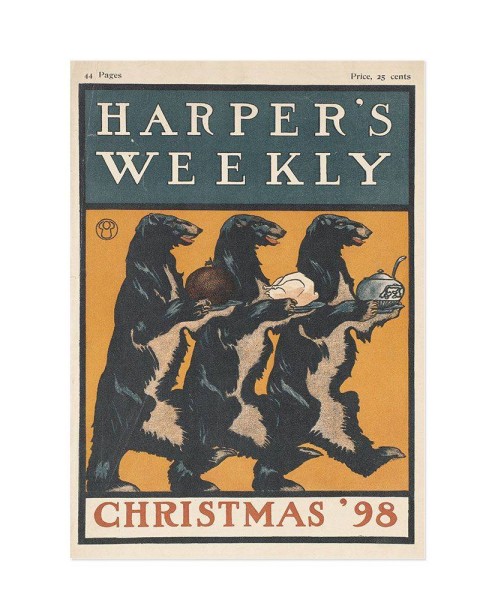 Hattan Art Poster Harper's weekly, Christmas '98 / HP-00106