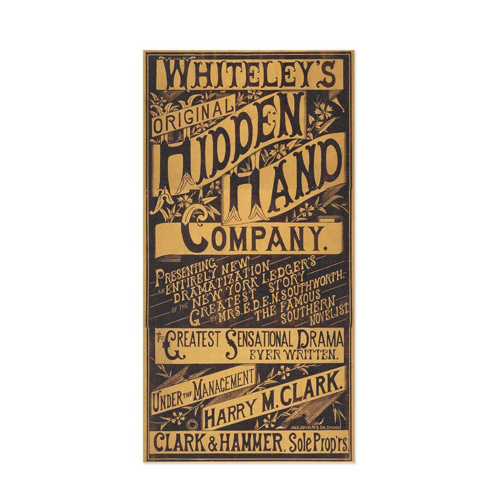 Hattan Art Poster Whiteley’s Original Hidden Hand Company / HP-00119