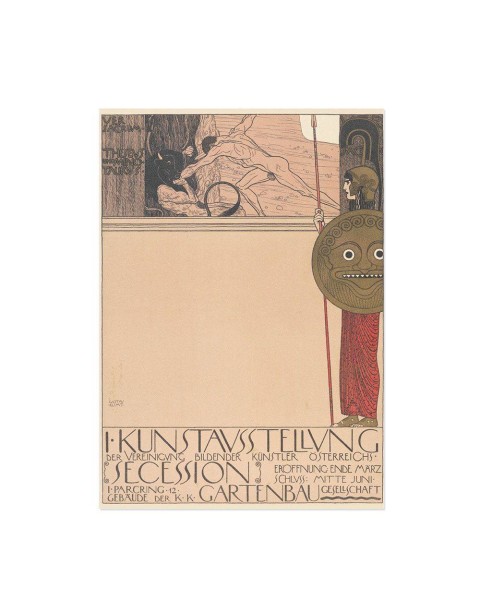 Hattan Art Poster Plakat der 1. Ausstellung der Secession / HP-00153