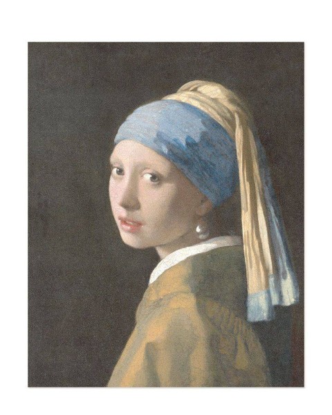 Hattan Art Poster Vermeer Girl with a Pearl Earring / HP-00165
