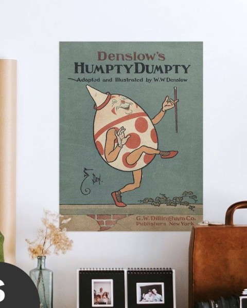 Hattan Art Poster Denslow's Humpty Dumpty / HP-00023